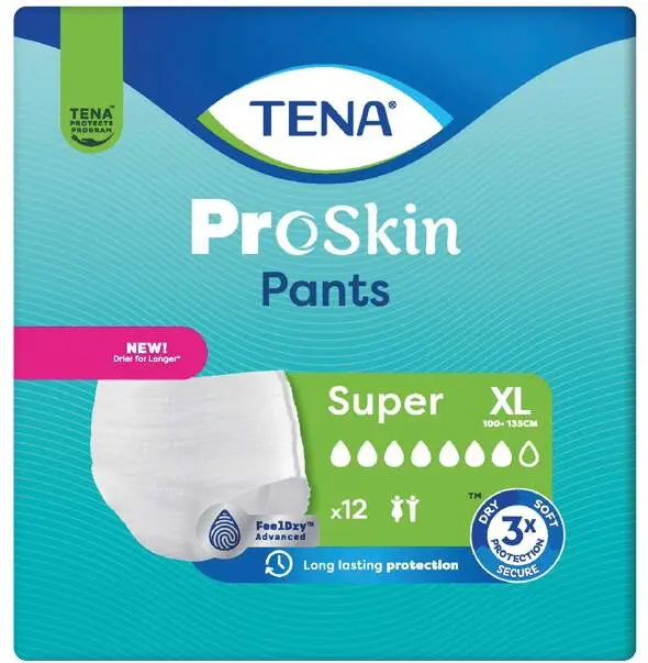 12387_TENA PROSKIN PANTS SUPER XL 12 KS